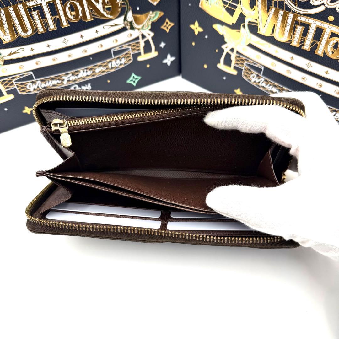 ルイヴィトン ジッピーウォレット ダミエ エベヌ ラウンドファスナー 長財布