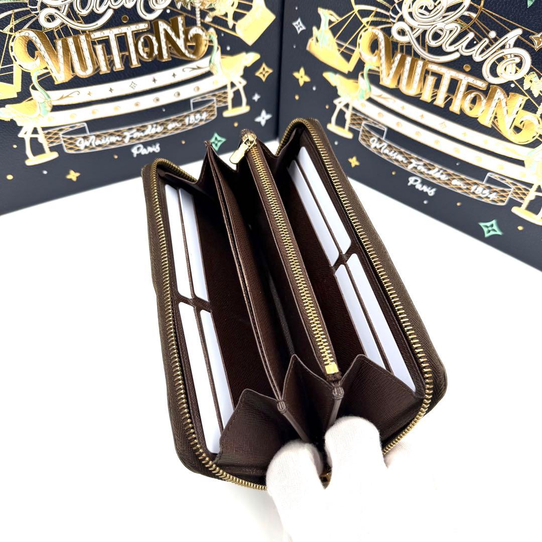 ルイヴィトン ジッピーウォレット ダミエ エベヌ ラウンドファスナー 長財布