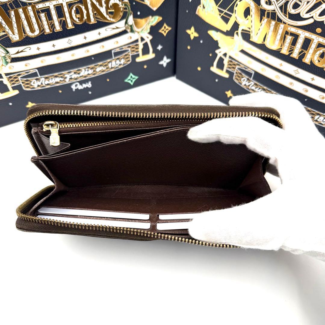 ルイヴィトン ジッピーウォレット ダミエ エベヌ ラウンドファスナー 長財布