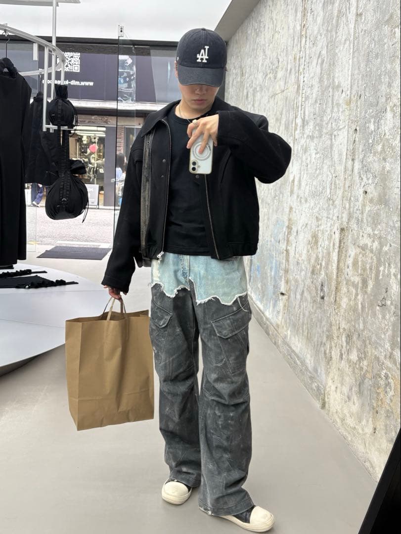 ANDERSON BELL denim printed cargo デニム　28