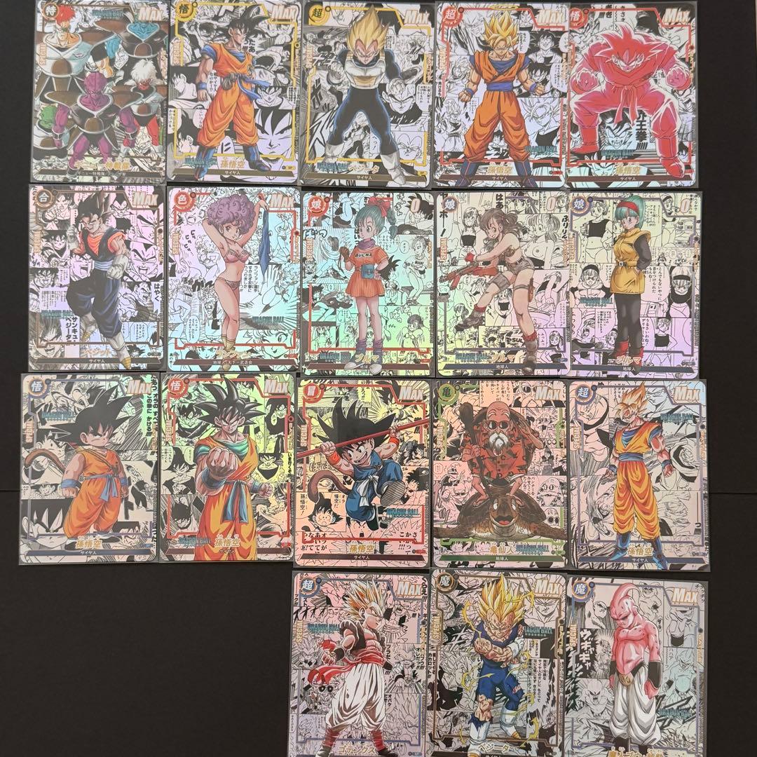 ドラゴンボールカード コミパラ 74枚セット　海外版