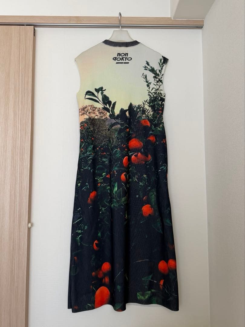 nontokyo ノントーキョー　ノースリーブリブワンピース ロングワンピース