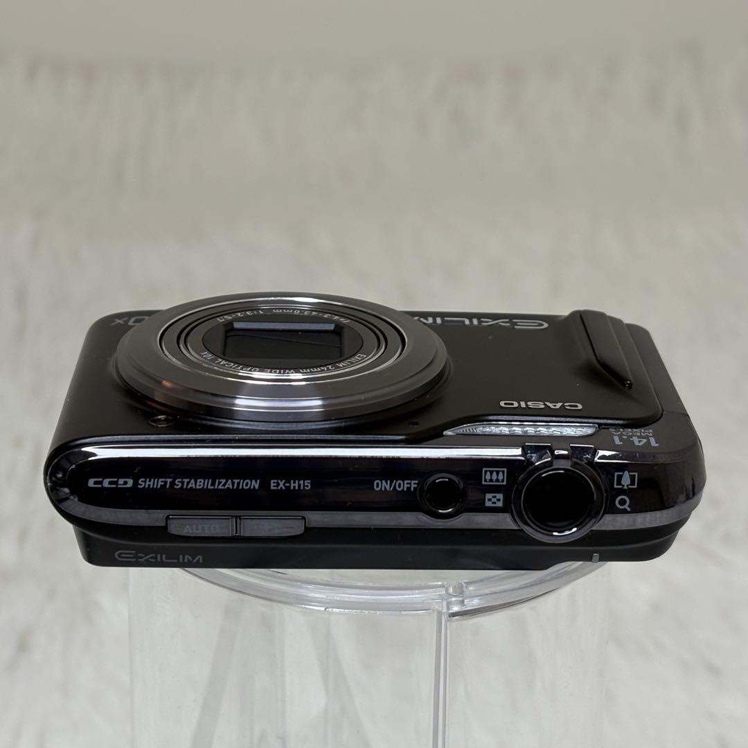 CASIO エクシリム　EX-H15 充電器　ブラック コンデジ　動作品