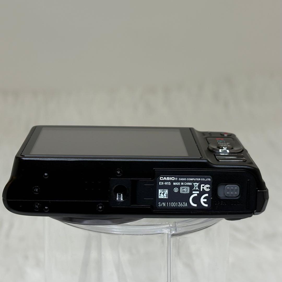 CASIO エクシリム　EX-H15 充電器　ブラック コンデジ　動作品