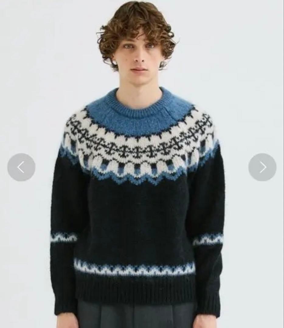 BATONER ノルディック モヘアニット　サイズ３