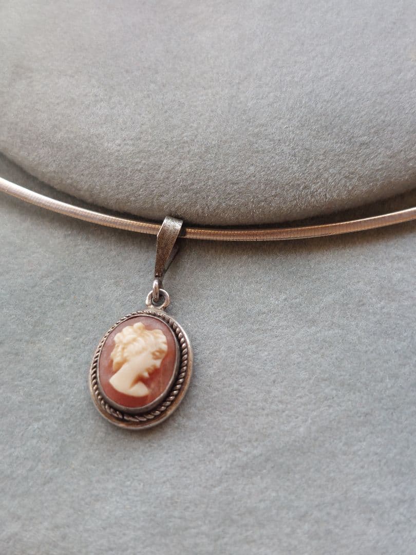 タミやん⭐アンティークペンダントトップ⭐カメオペンダントトップ⭐925