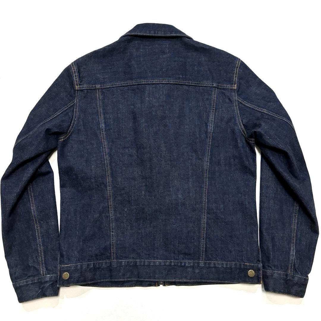 L 日本製 濃紺 美品 RADIALL ラディアル ジップ デニム ジャケット