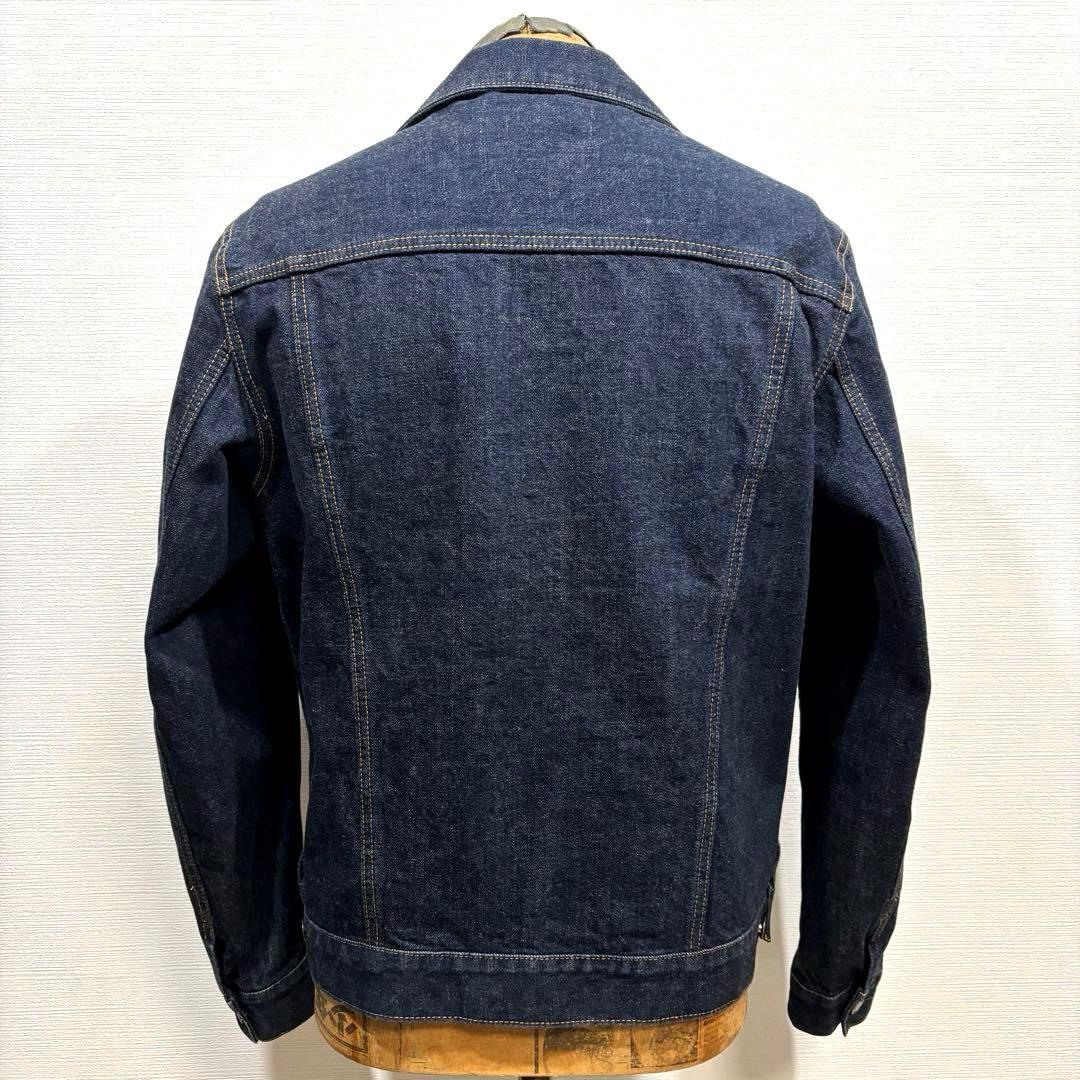 L 日本製 濃紺 美品 RADIALL ラディアル ジップ デニム ジャケット