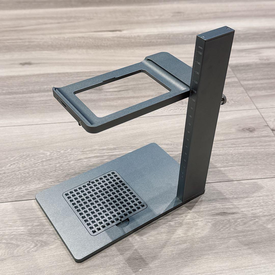 ◯レーザーリフトコラムスタンド、Z4レーザーカッター用手動高さ調整スタンド