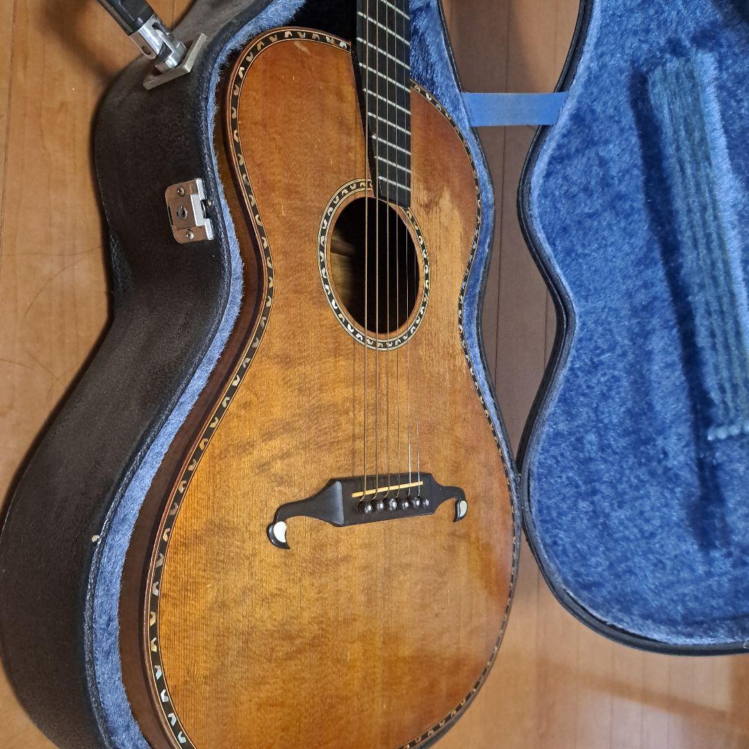 K.yairi FK-1初期ヘッド花彫刻　ヴィンテージアコースティックギター