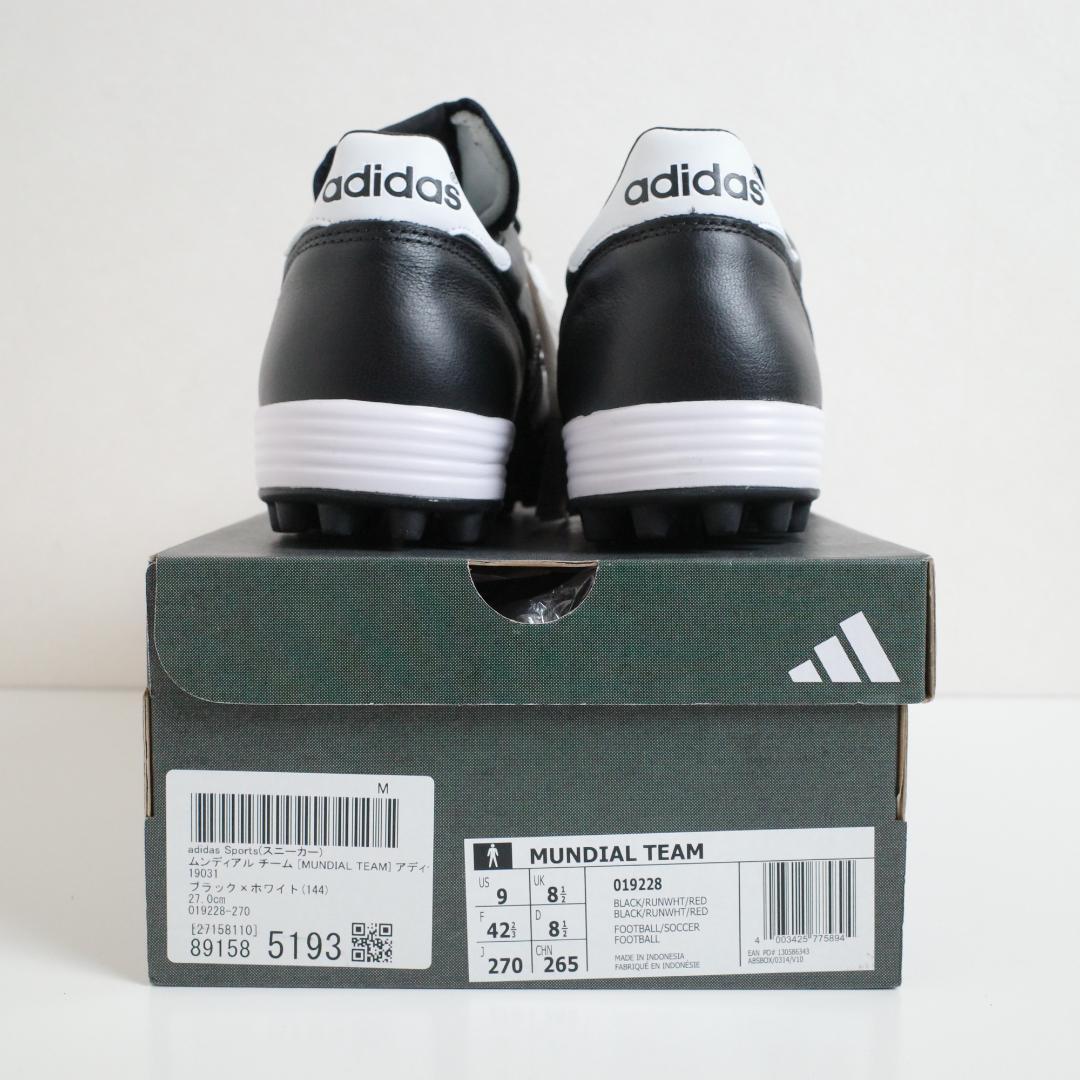 【新品・27cm】adidas ムンディアルチーム MUNDIALTEAM