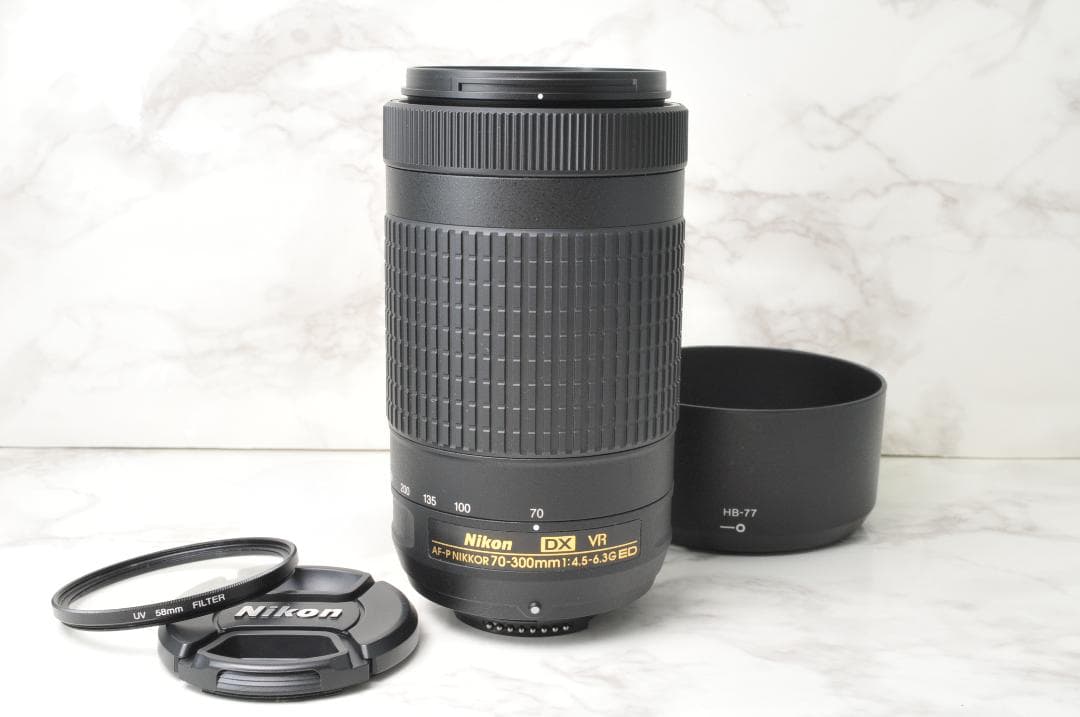美品 Nikon AF-P 70-300mm VR⭐️望遠レンズ ズーム