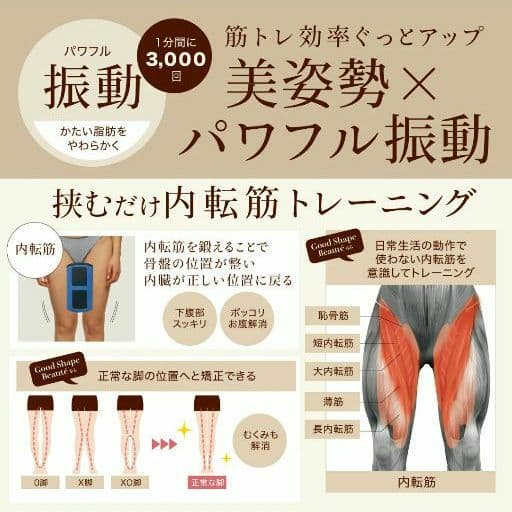 【新品未開封】グッドシェイプボーテ ココアブラウン 置くだけ&挟むだけ筋トレ