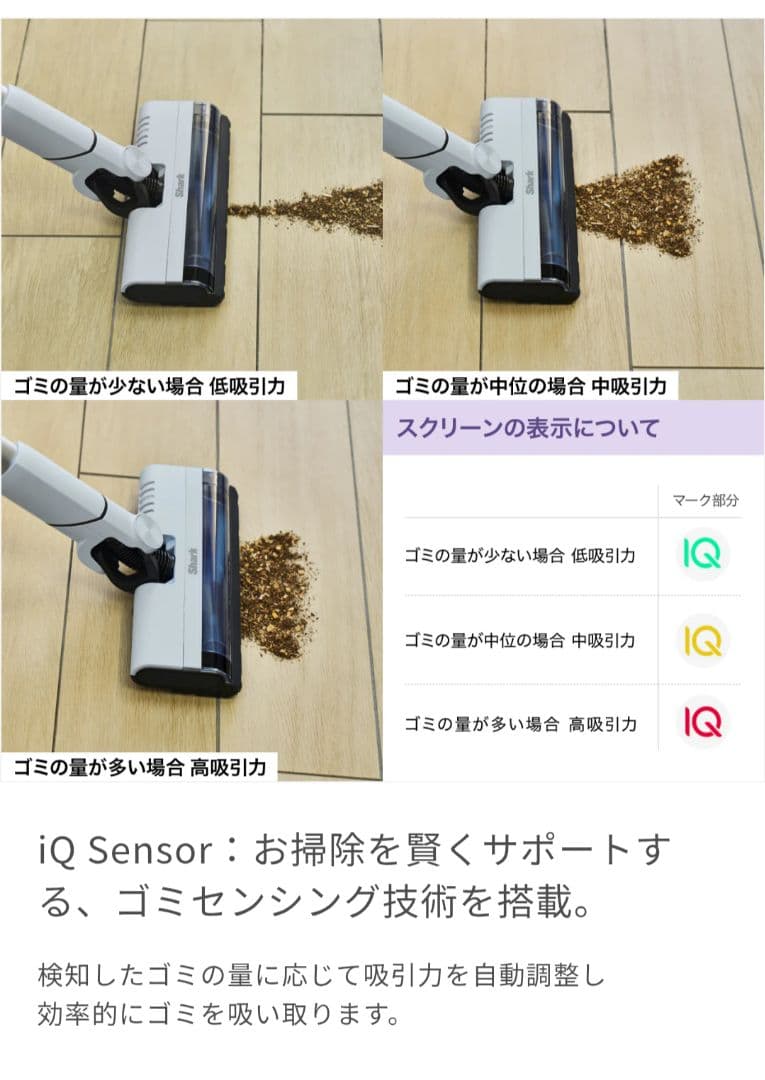 Shark EVOPOWER SYSTEM FIT LC100JGY　掃除機