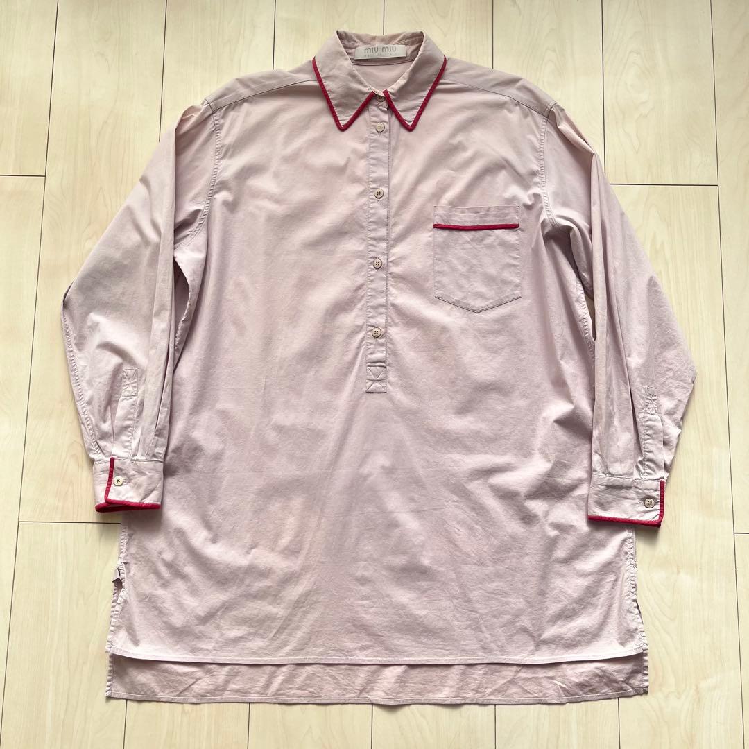 90s miu miu ミュウミュウ シャツワンピース 40