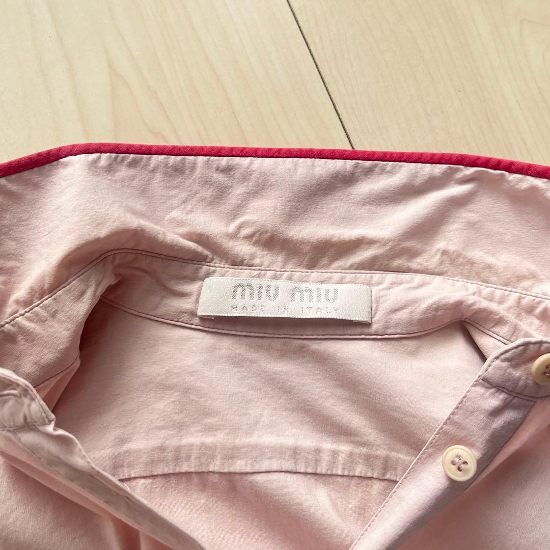 90s miu miu ミュウミュウ シャツワンピース 40