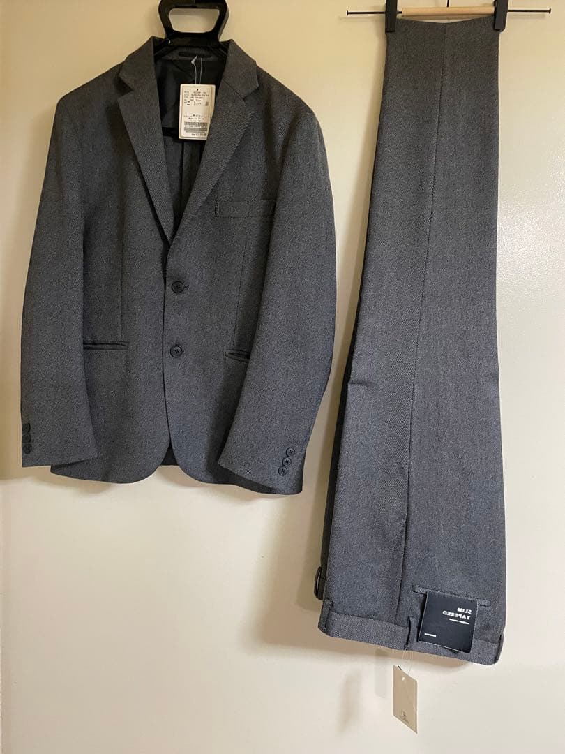 新品 EDIFICE スーツ セットアップ スリムフィット46