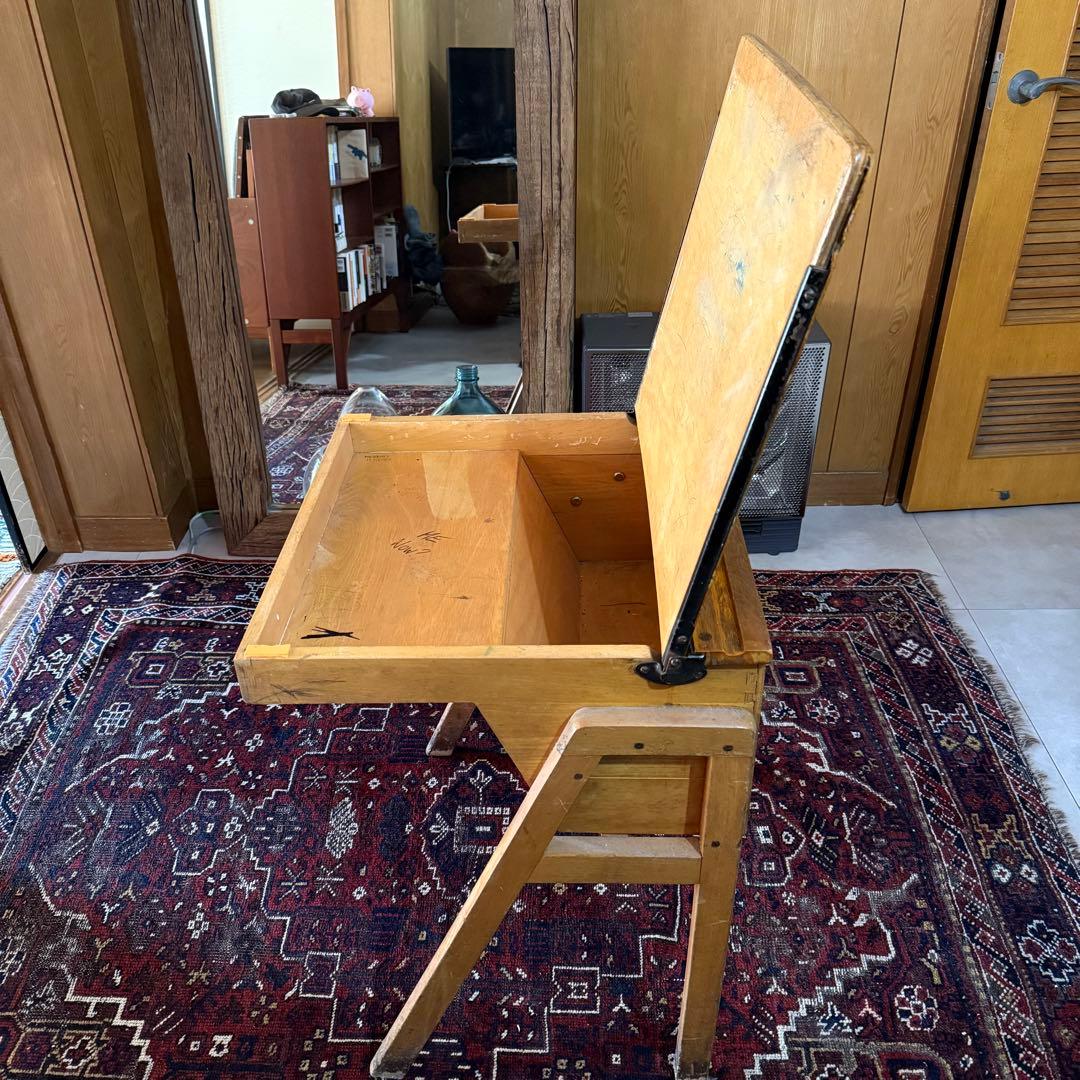 vintage schoolデスク　インダストリアル　アンティーク