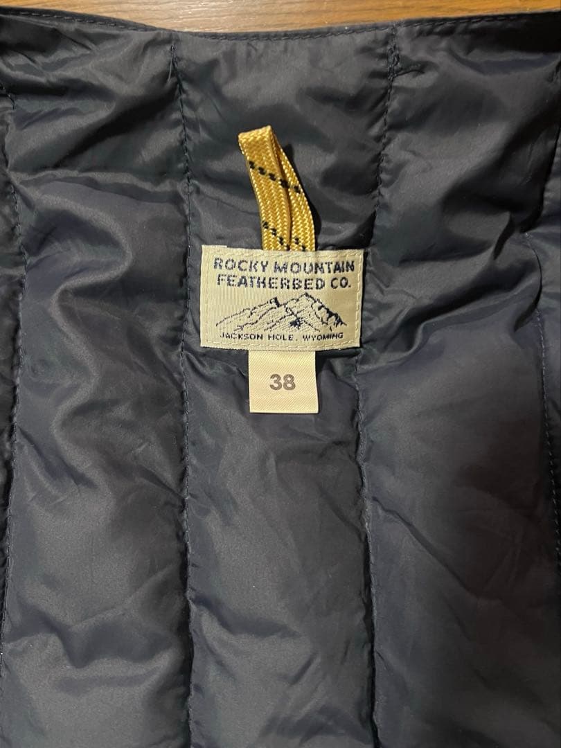 ロッキーマウンテン　シックスマンス　ダウンベスト　ネイビー　38