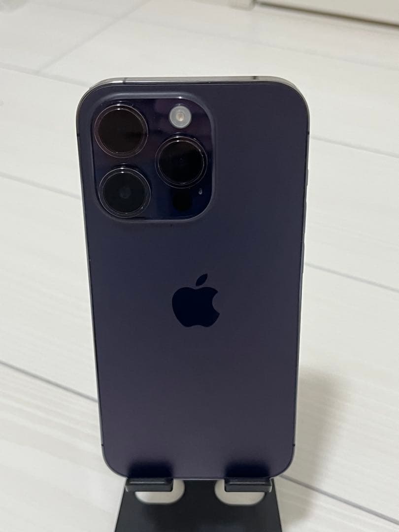 iPhone14pro 256gb SIMフリー パープル ケース付き 本体