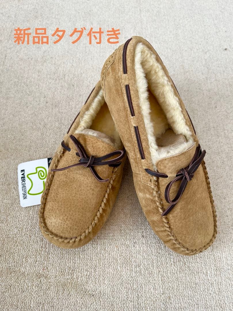 ☆値下げ☆【新品】UGG オーストラリア産シープスキン／モカシンスリッポン