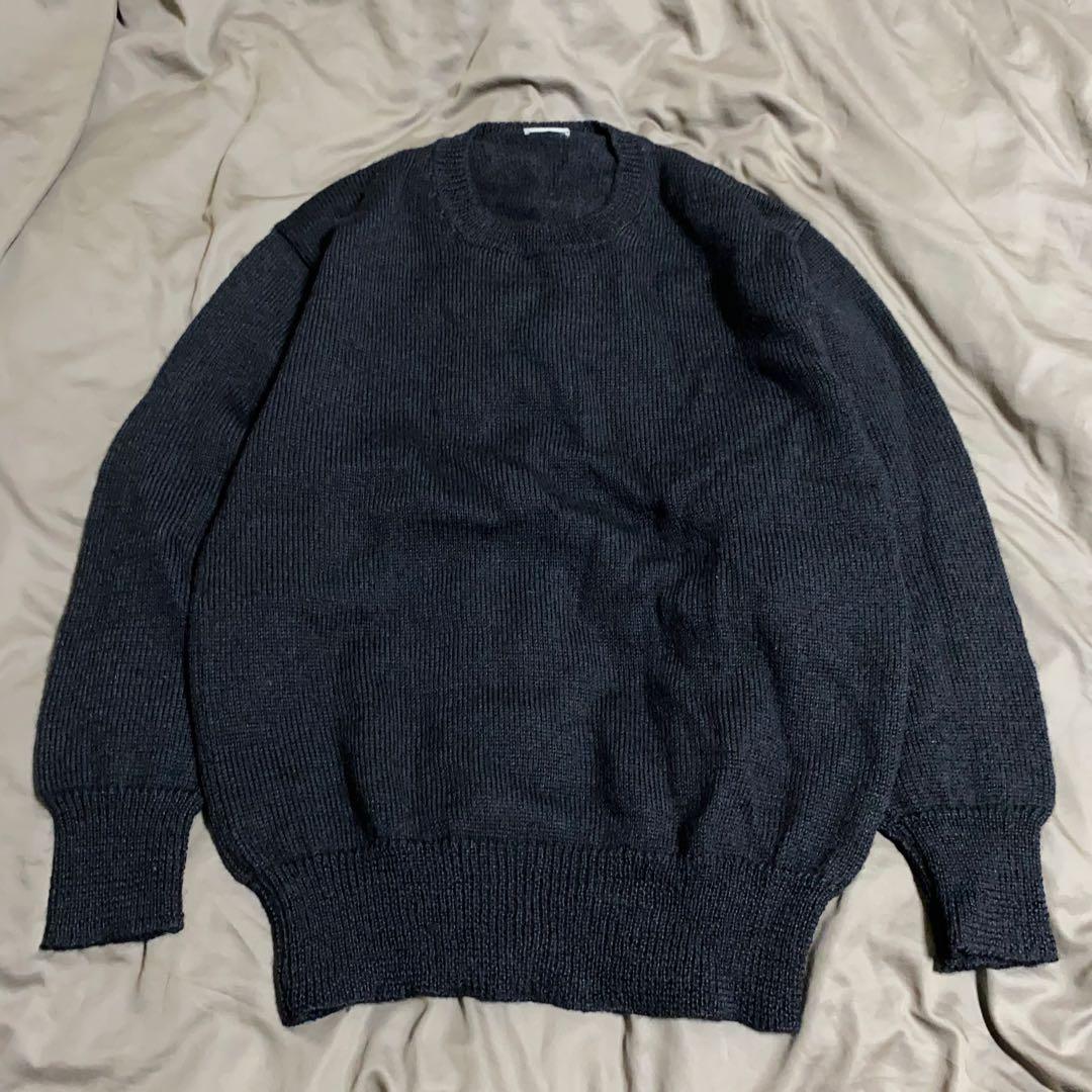 コムデギャルソンオム　デカオム　80s 丸襟　ウールニット　アーカイブ