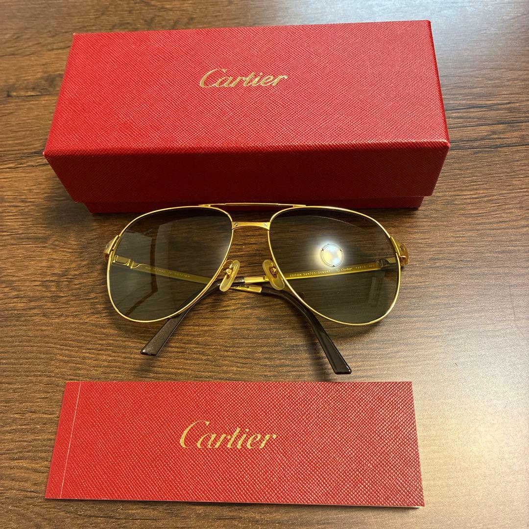 フランス製　カルティエ サントス デュモン サングラス