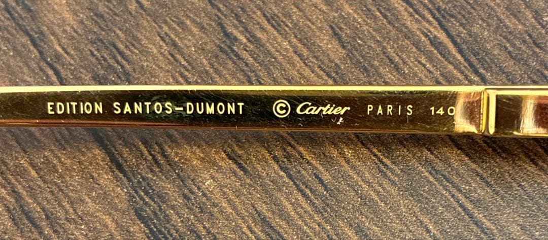 フランス製　カルティエ サントス デュモン サングラス