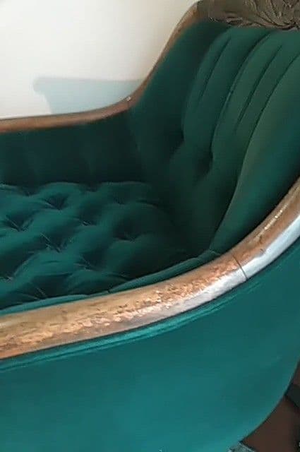 maruni　マルニ　ベルサイユ　ソファ　一人掛け　アンティーク　レトロ