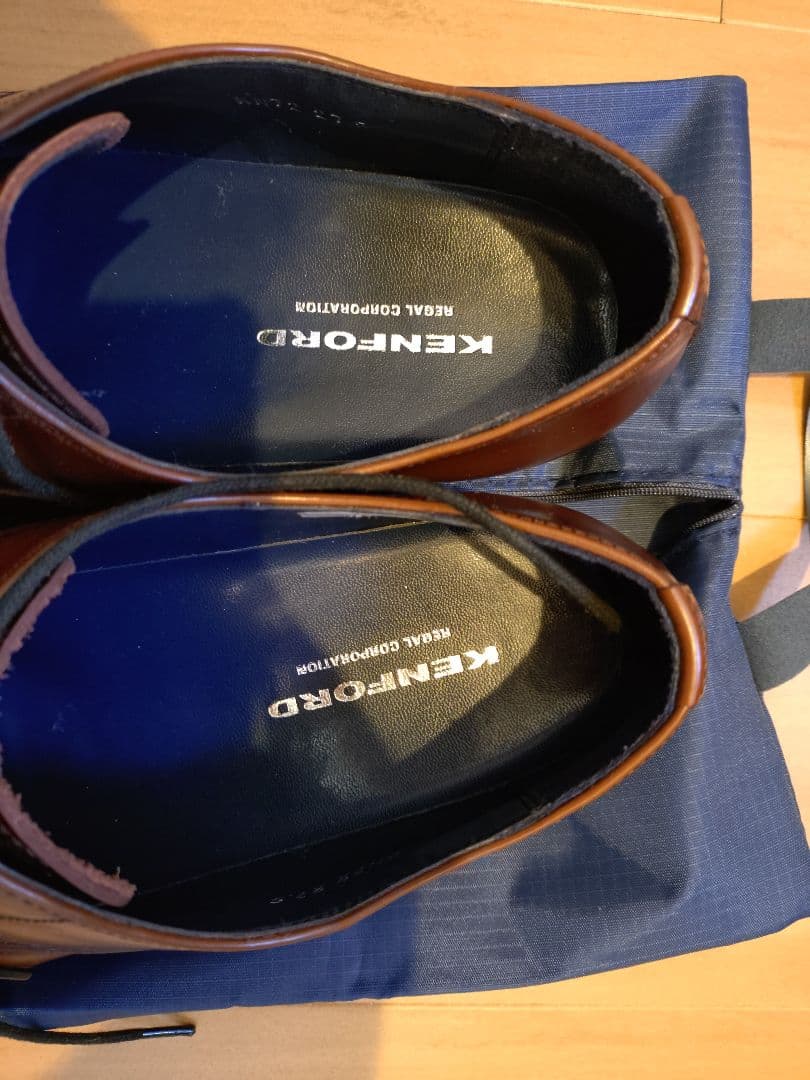 KENFORD ブラウン ビジネスシューズ　4E　KN72