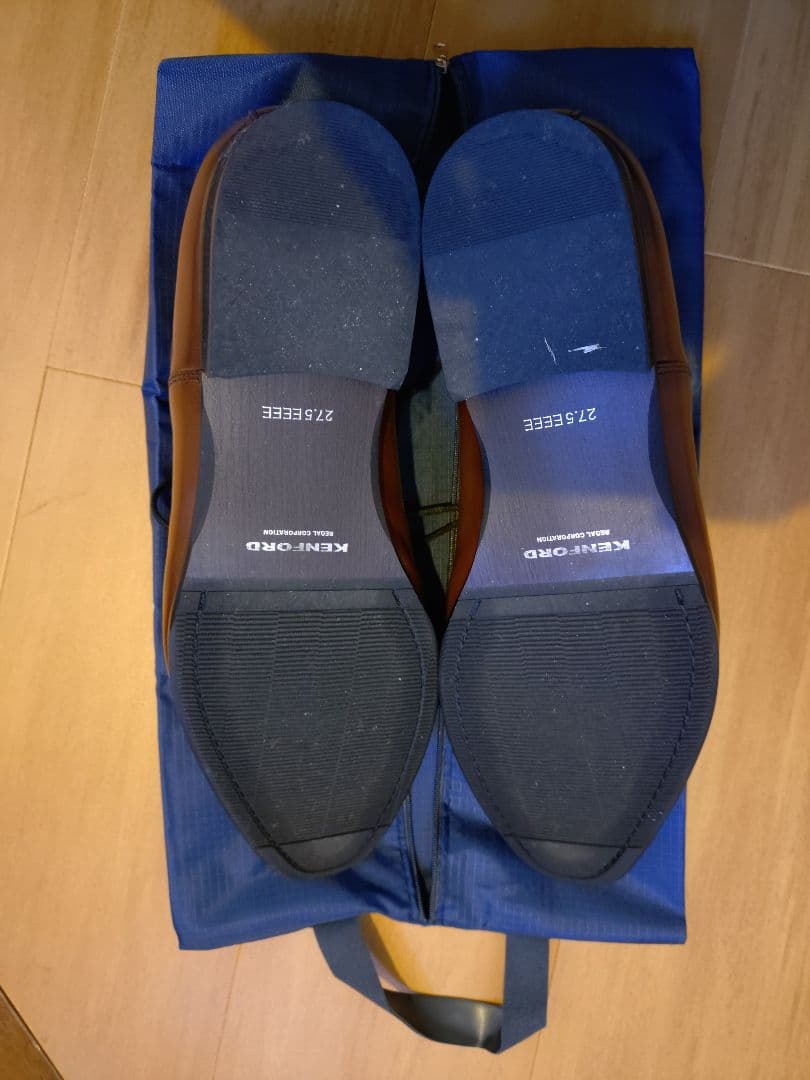 KENFORD ブラウン ビジネスシューズ　4E　KN72