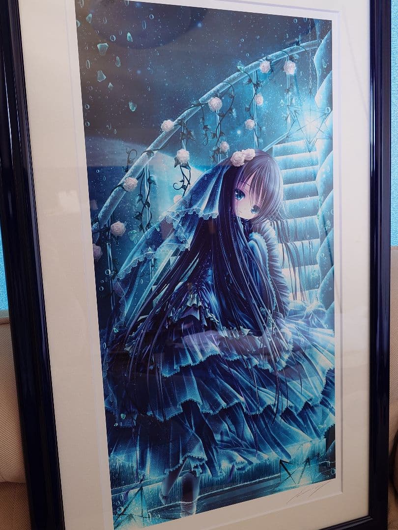 てぃんくる版画　THE BLUE WORLD