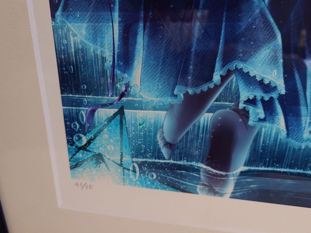 てぃんくる版画　THE BLUE WORLD