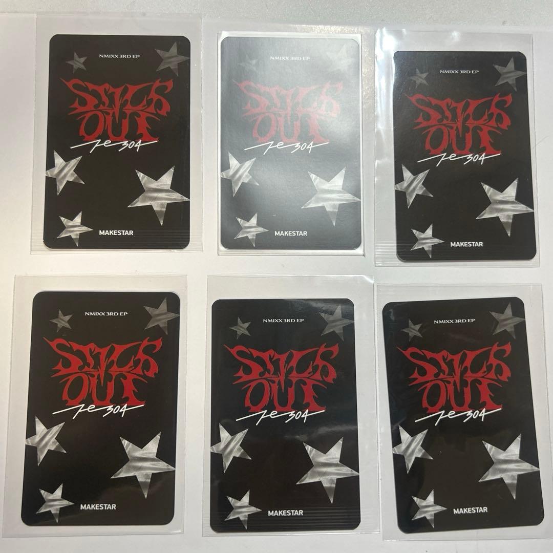 NMIXX トレカ makestar 特典 ギター 中華 出回り少 コンプ