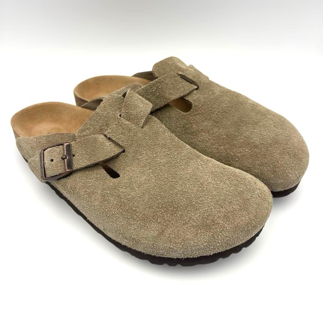 ビルケンシュトック ボストン サンダル【38】24.5ベージュ ナロー トープ