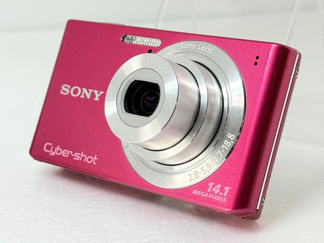 SONY Cyber-shot DSC-W610 ピンク 動作確認済 コンデジ