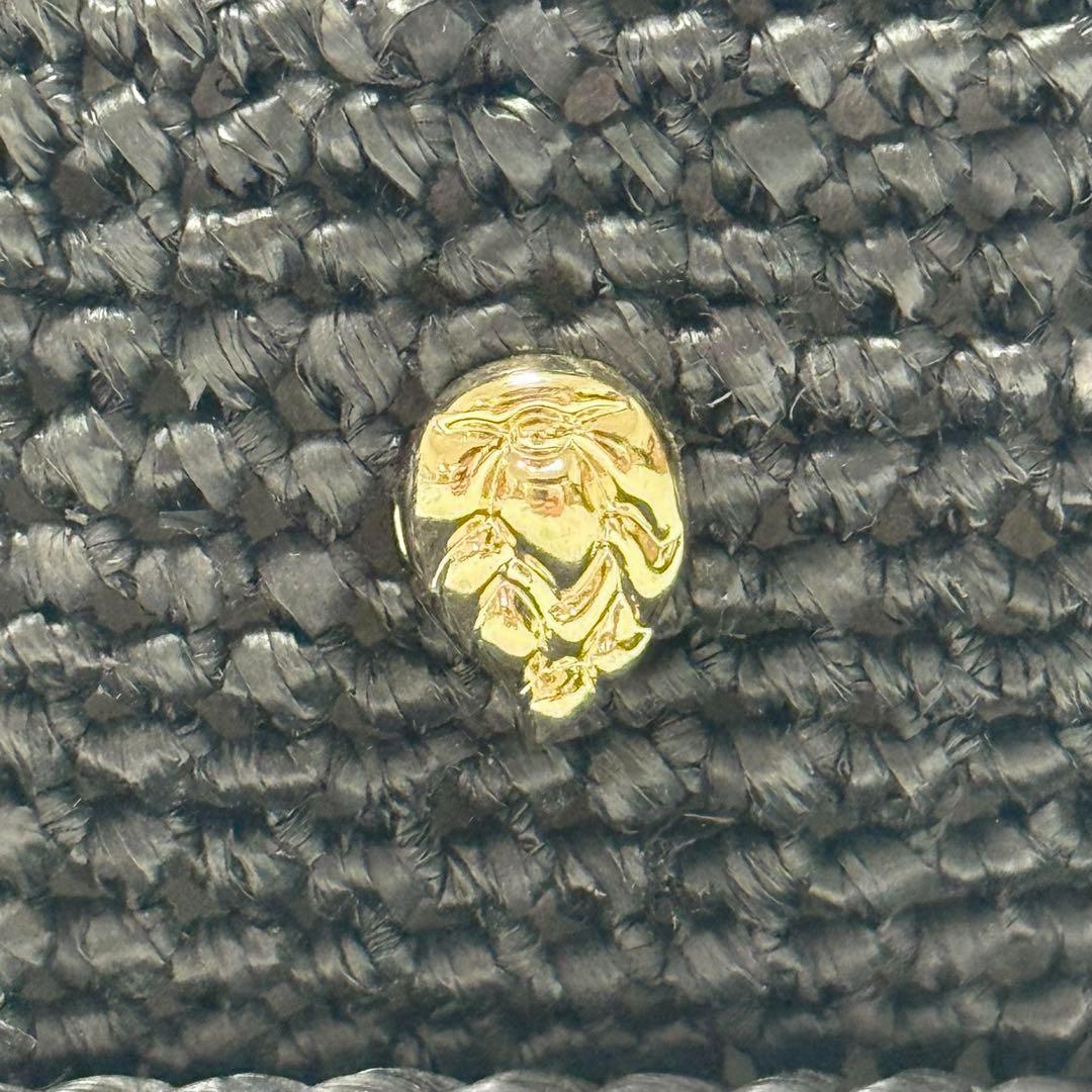 ヘレンカミンスキー VALENCE 10ラフィアハット黒 つば広 夏