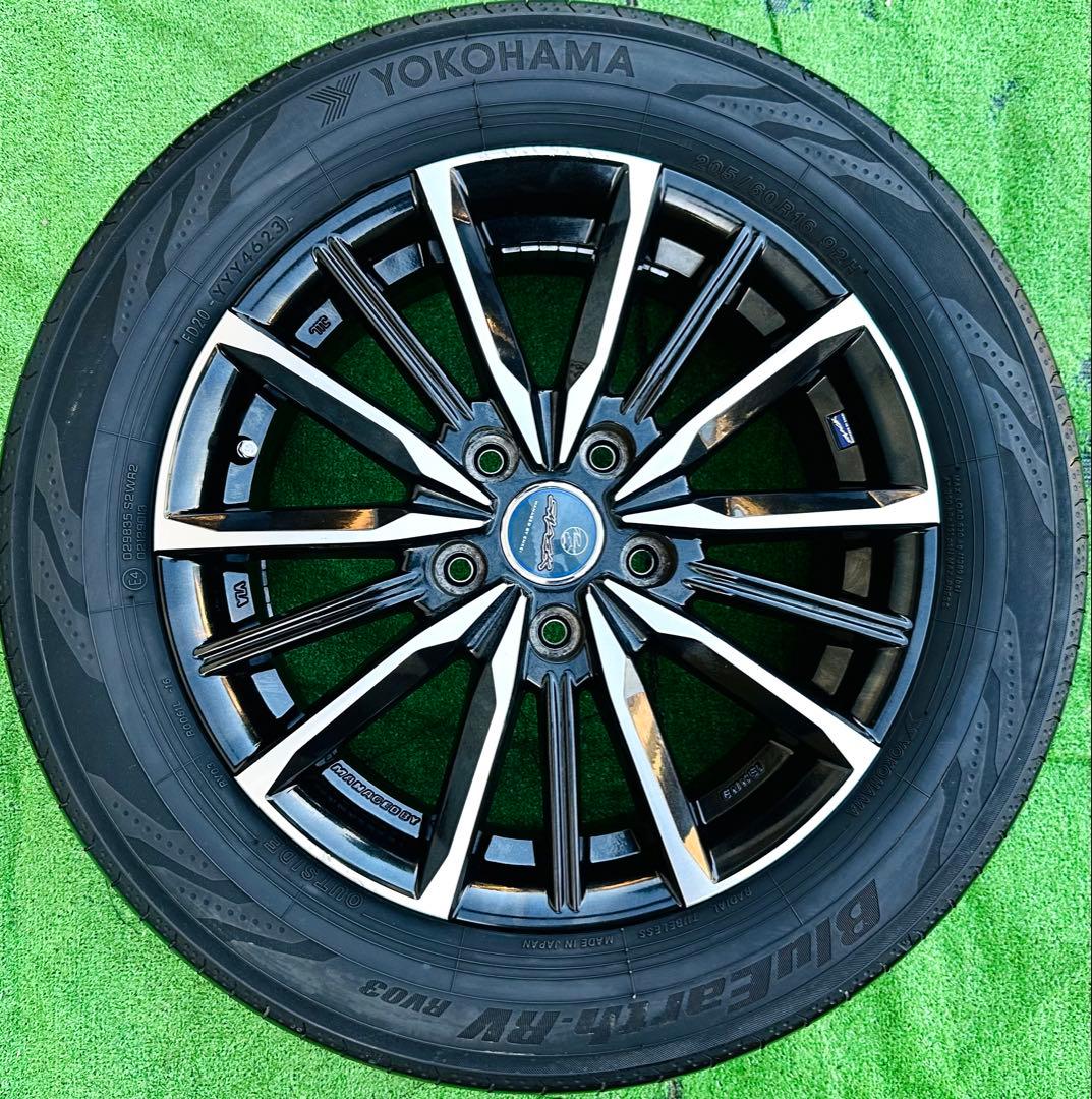 16x6.5J 114.3 205/60R16 4本 ノア ヴォクシー 等