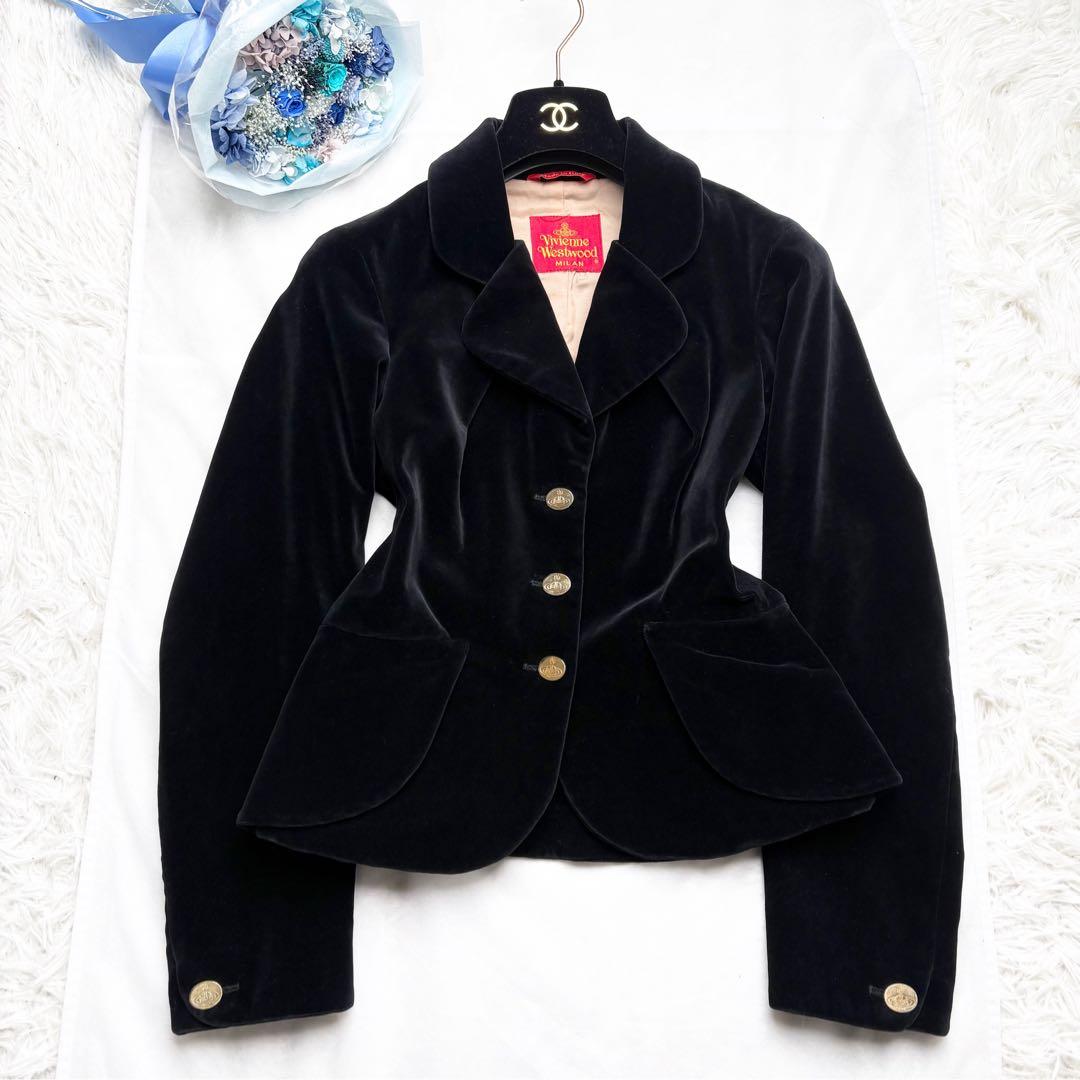 激レア ヴィヴィアンウエストウッド ベッティーナジャケット オーブ金ボタン 別珍