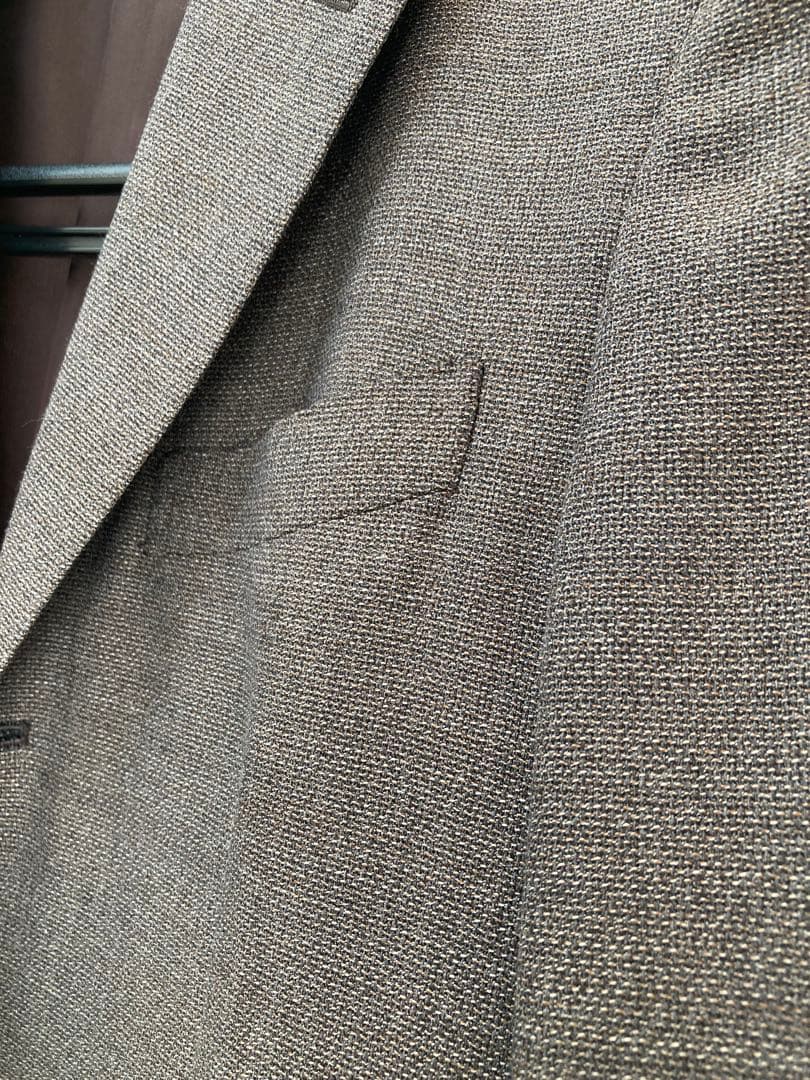 鎌倉シャツ　ブラウン テーラードジャケット