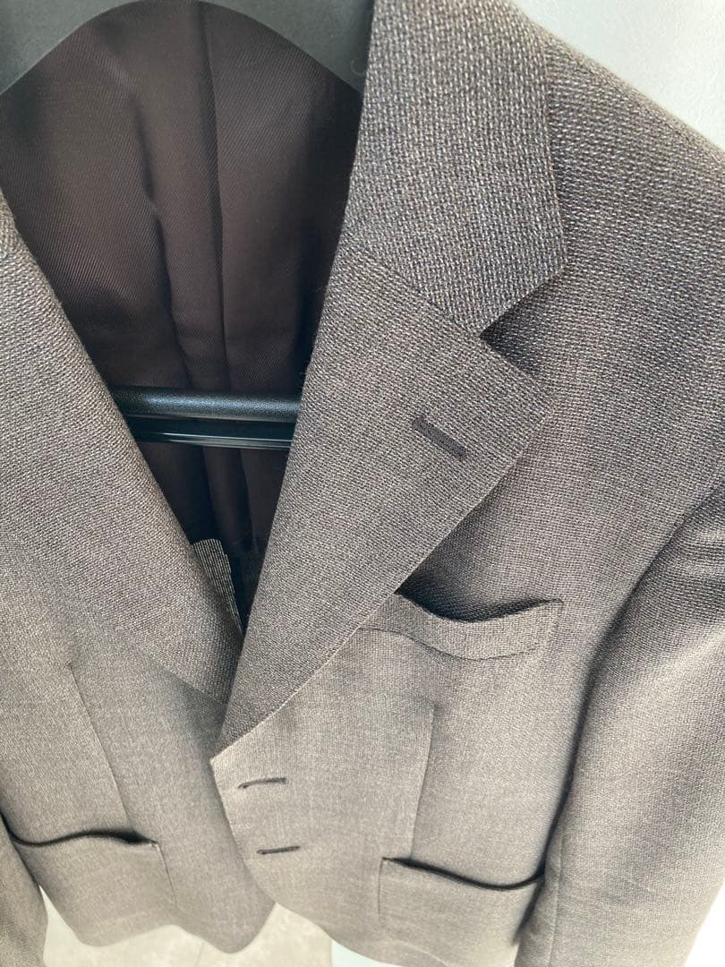 鎌倉シャツ　ブラウン テーラードジャケット