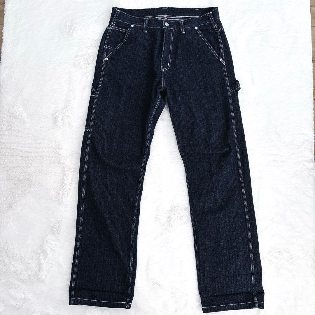 児島ジーンズ ダイスウィーブペインターパンツ KOJIMAGENES ストライプ