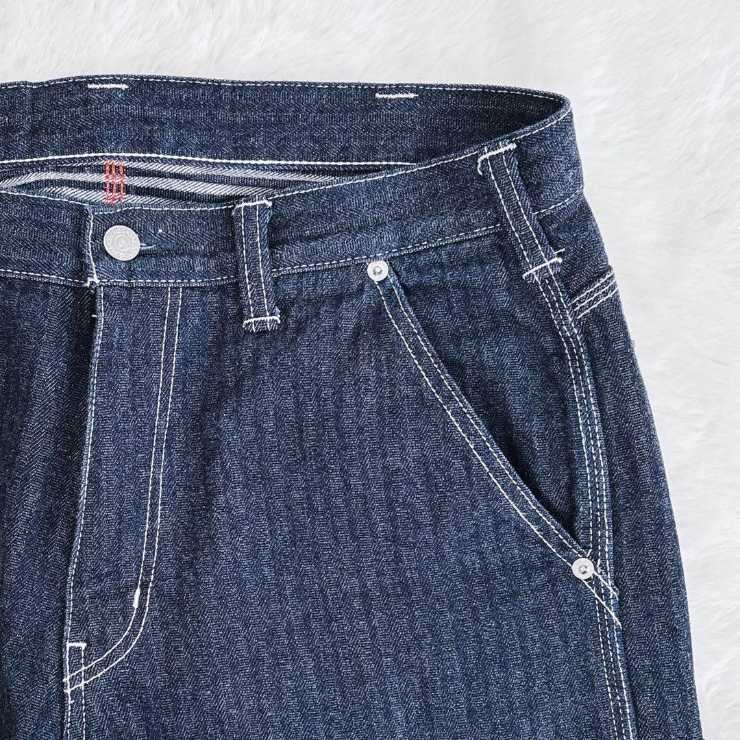 児島ジーンズ ダイスウィーブペインターパンツ KOJIMAGENES ストライプ