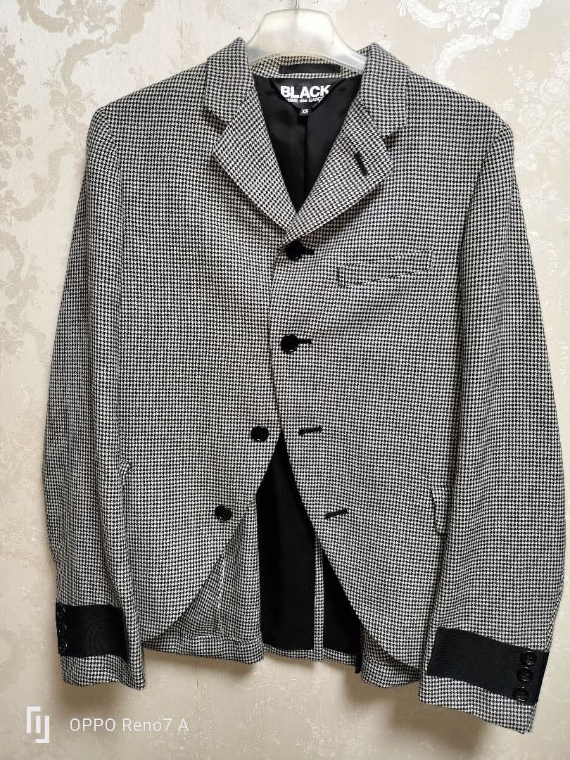 BLACKCOMMEdesGARCONS 千鳥格子柄　ジャケット　【未使用】