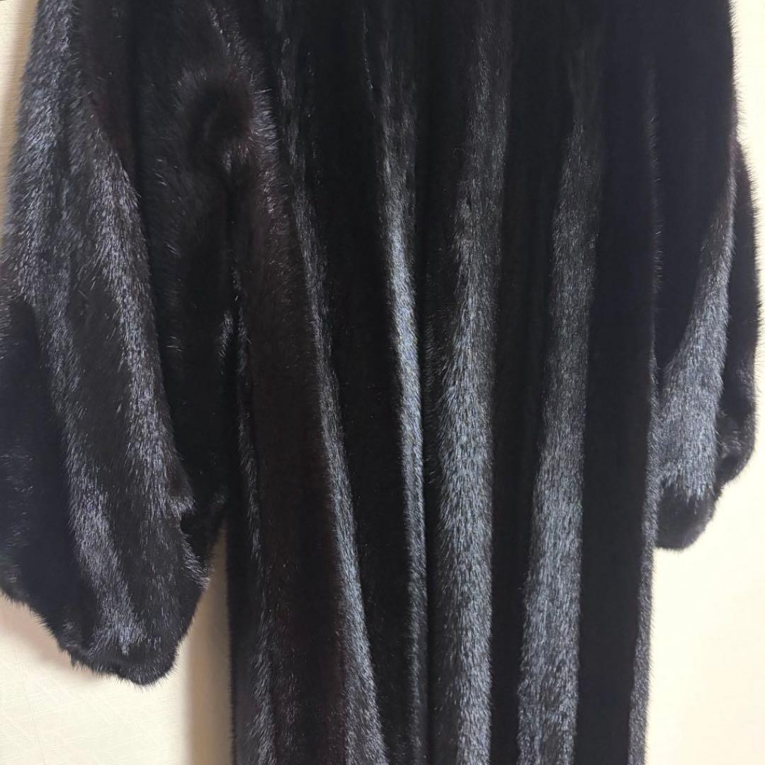 【SAGA・MINK】 リアルファーコート13号 ロングコート 金タグ