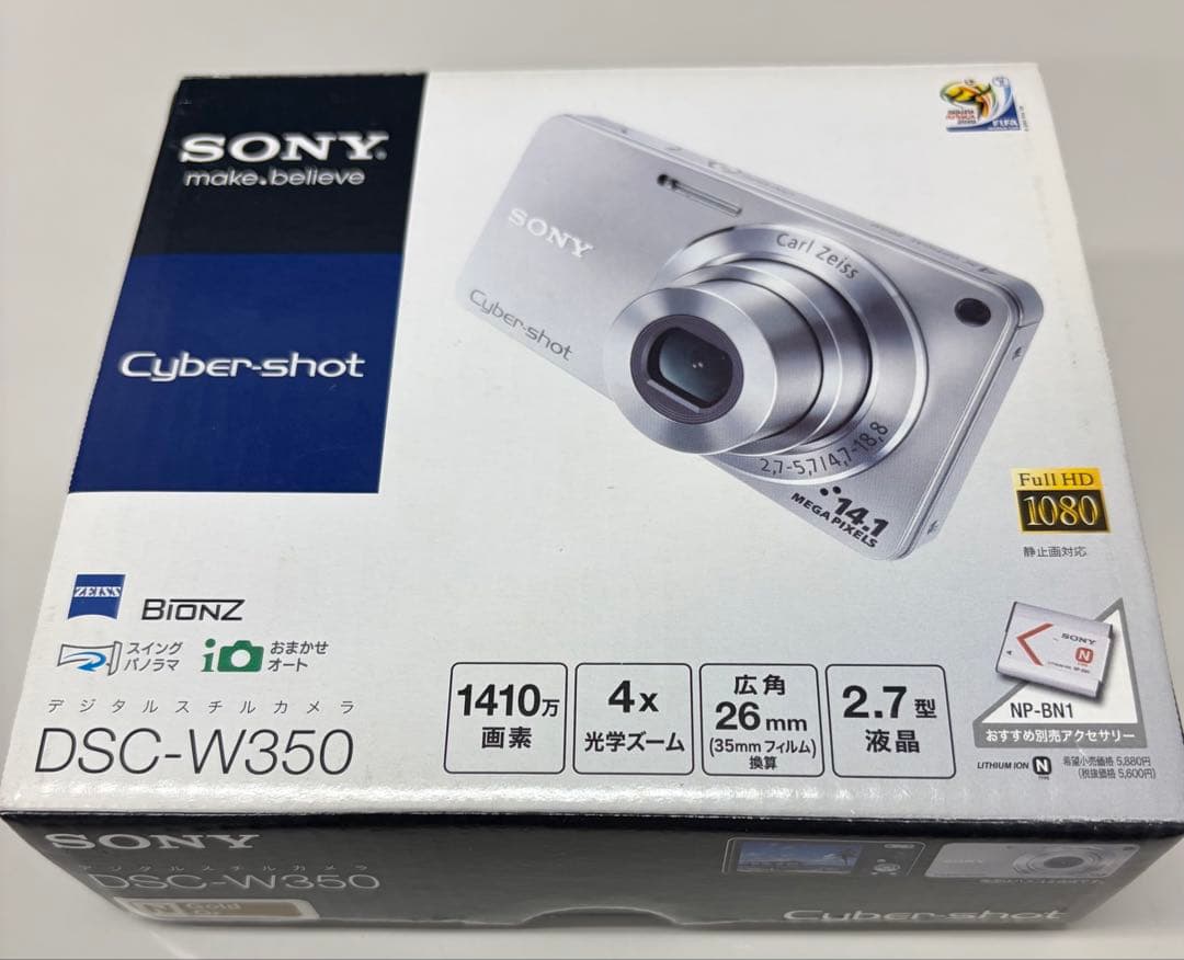 ソニー　デジカメ　ジャンク　Sony Cyber-shot DSC-W350