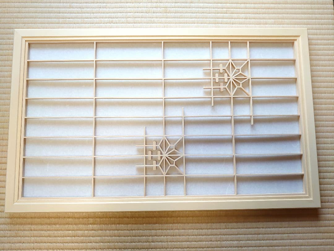 ⑧組子細工　建具　障子　インテリア　壁掛け