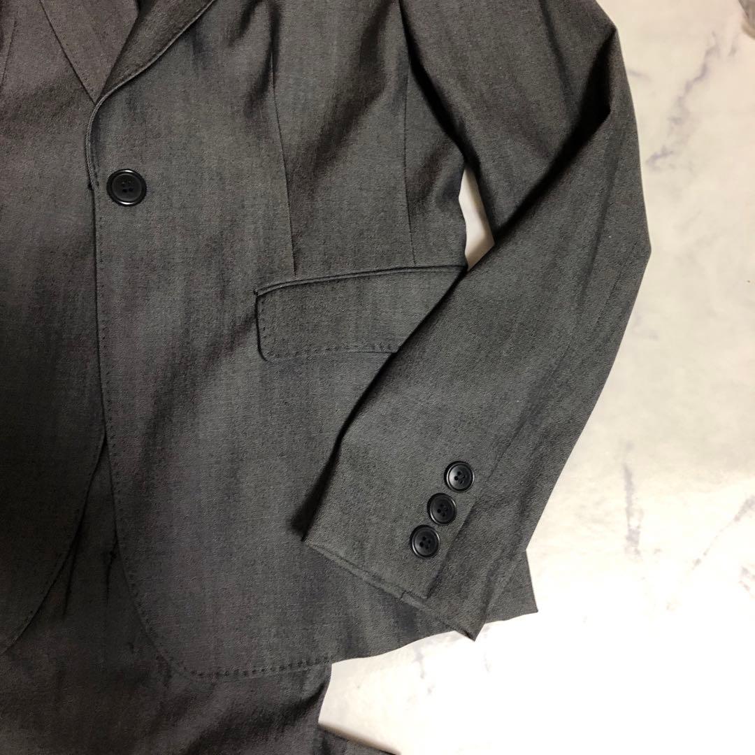 美品⭐️iCBオンワード樫山　ダークグレー スーツ　三点セット通勤、人卒園、面接