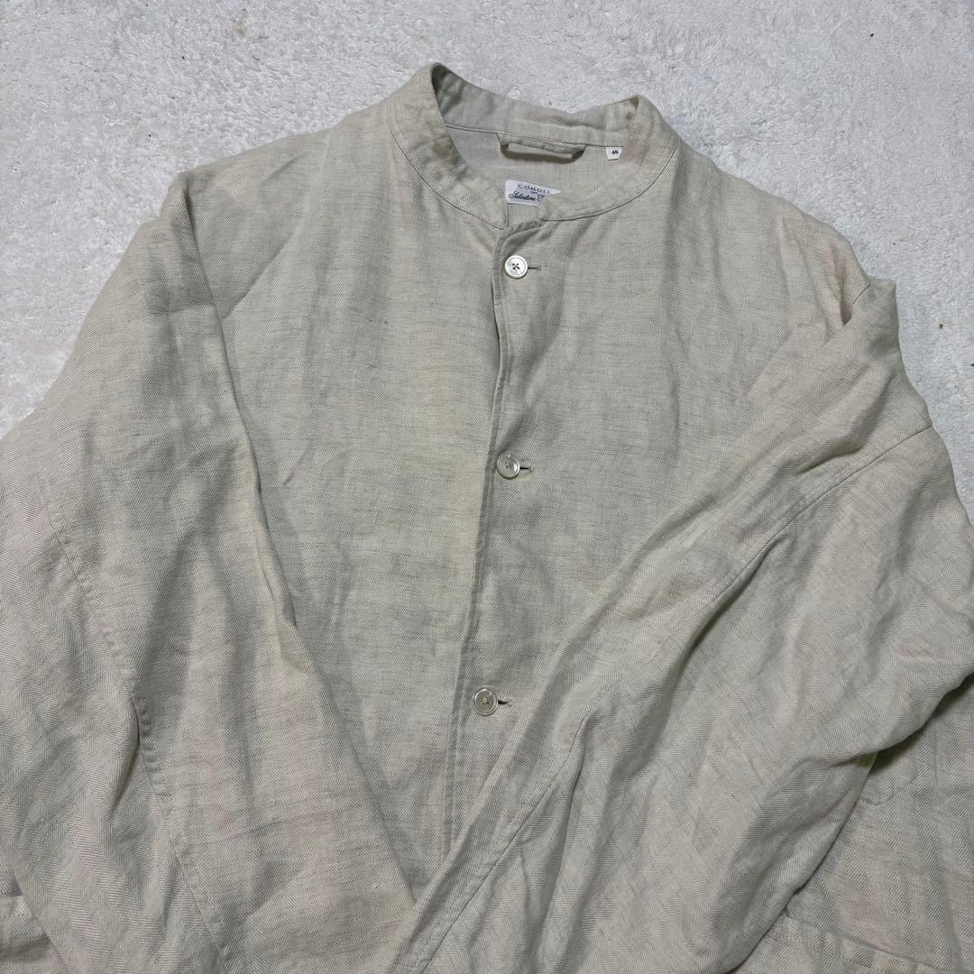 【美品】COMOLI☆シャツジャケット☆46☆アイボリー