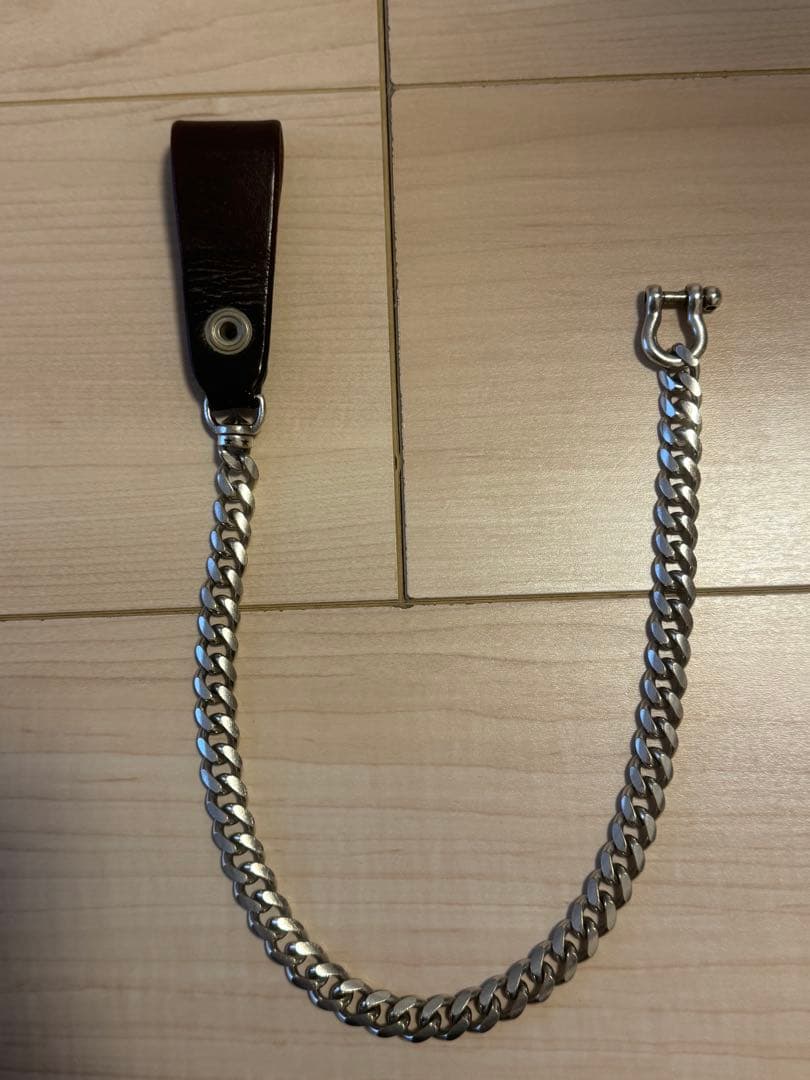 インセプション INCEPTION ウォレットチェーン レザー ブラウン　US